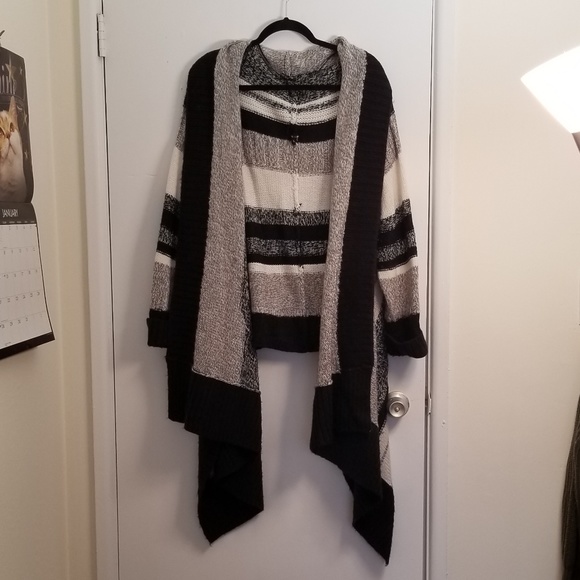 a.n.a Sweaters - A.n.a Striped Sweater Cardigan Size 3X